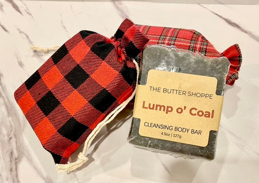 Lump o’ Coal (charcoal +Tea Tree) Cleansing Body Bar