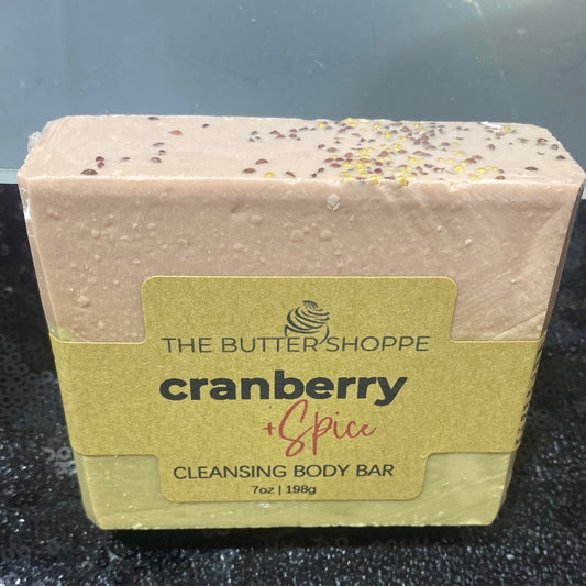 cranberry +Spice Cleansing Body Bar